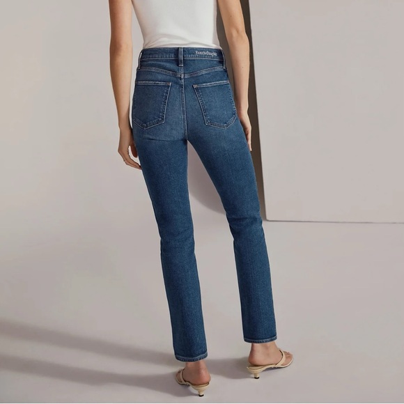 Favorite Daughter The Valentina Super High Rise Cigarette Ankle Denim Si… - Picture 4 of 7